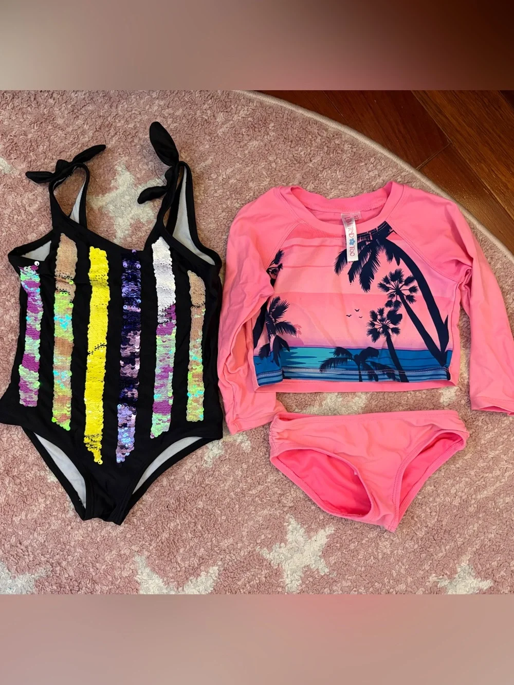 Jessica Simpson & Limited Too Girls Swimsuit Bundle Size 4/4T | 2-Piece